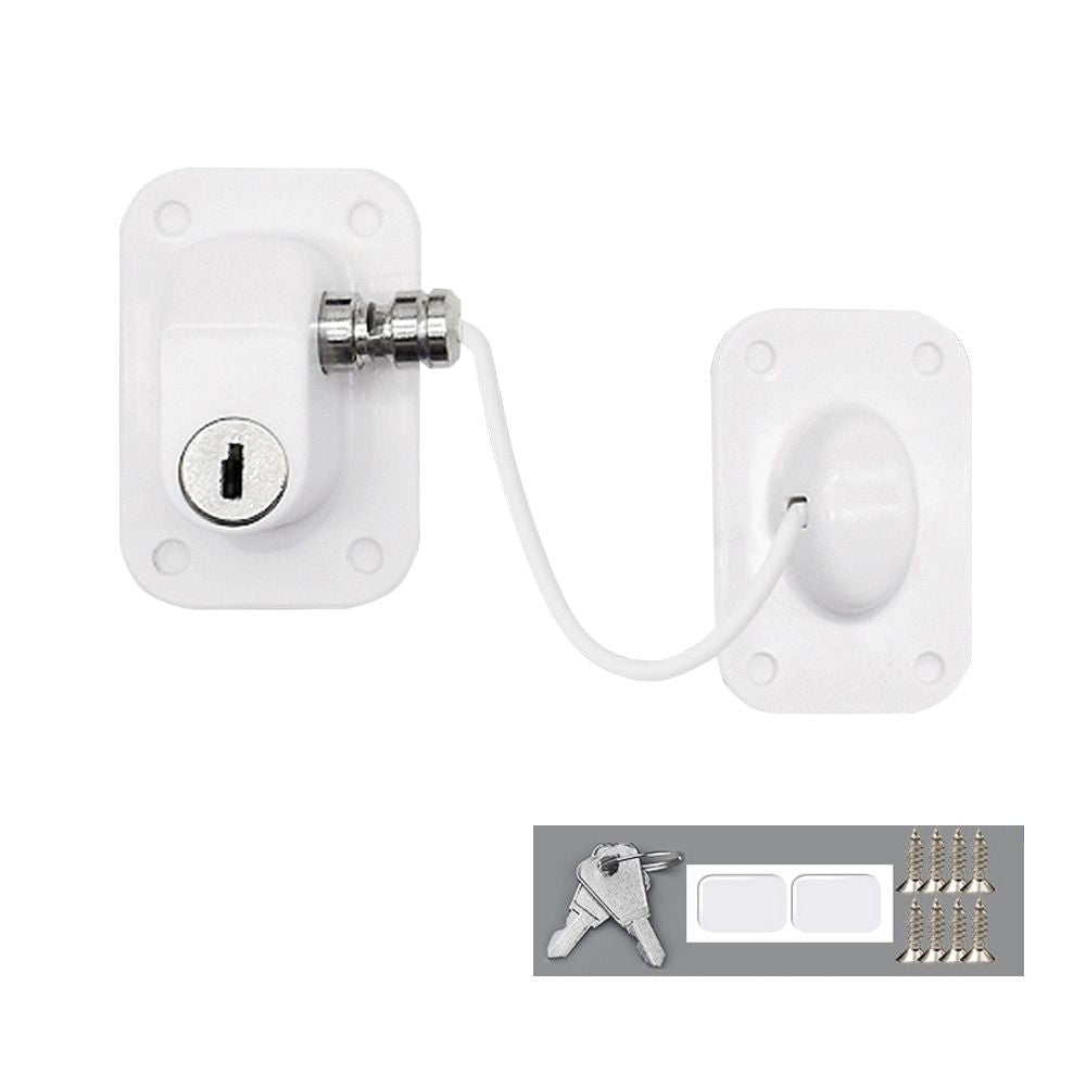 Door/Window/Refrigerator Security Cable Door Lock For Kids