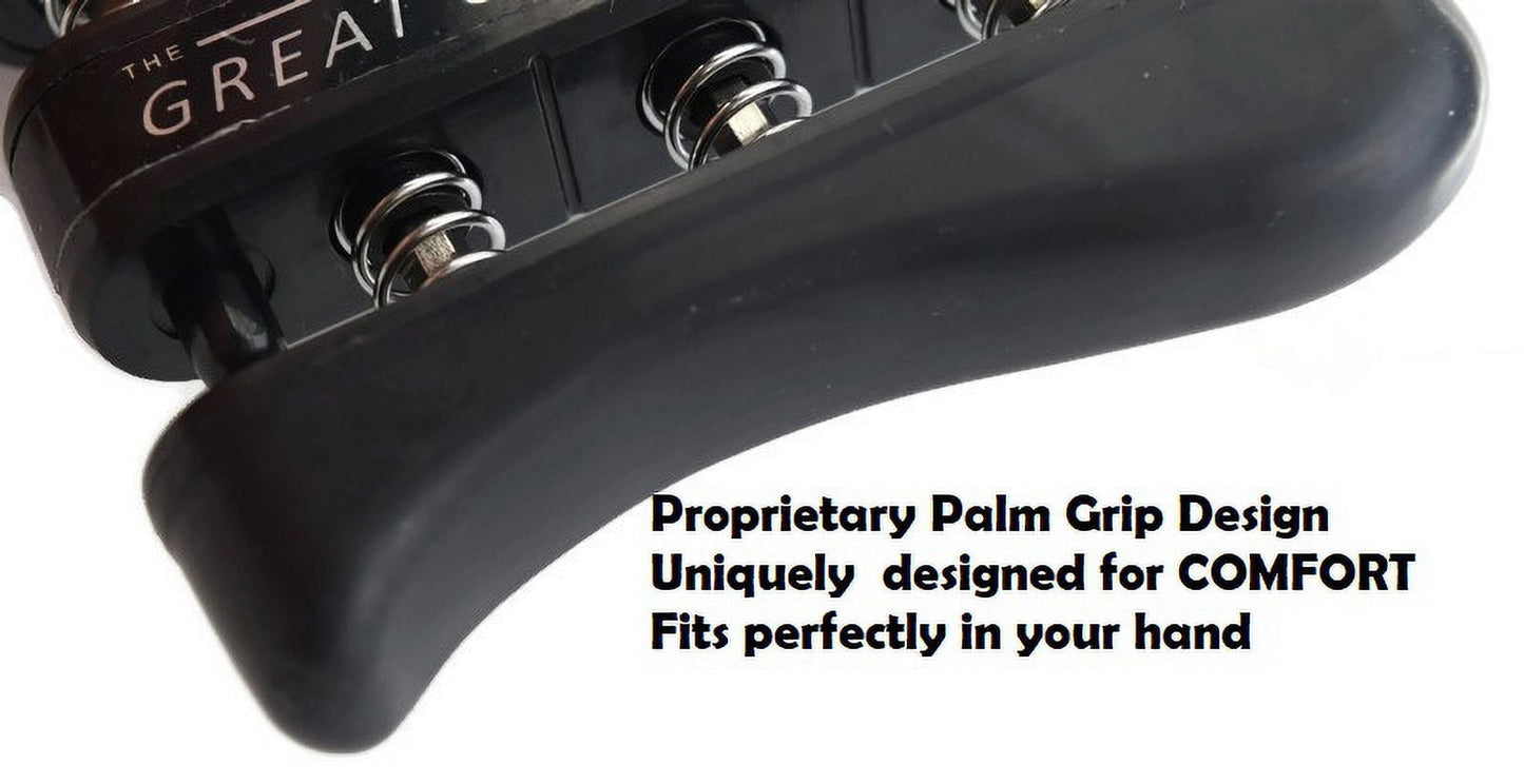 The GREAT GRIP™ Black, Heavy - 9 lbs resistance per finger, LIFETIM
