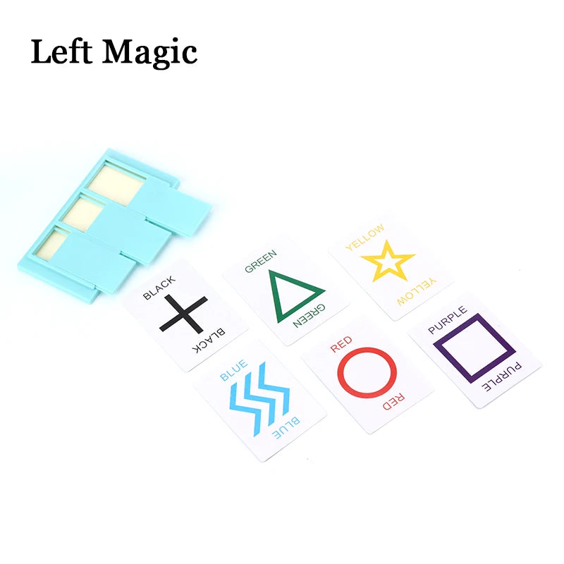 Motor Skills: Prediction Blackboard Children Magic Tricks & Prop Toys. Mind Reading ESP Cards