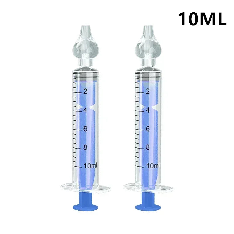 First Aid: Baby Nasal Aspirator Syringe(2pcs), Rhinitis Cleaning Equipment