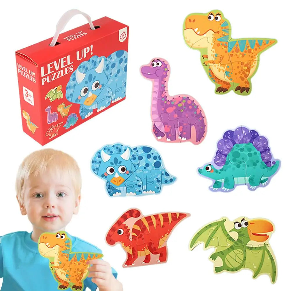 Motor Skills: Animals Puzzles For Kids Educational Jigsaw Board Game Kids Learning Educational Puzzles
