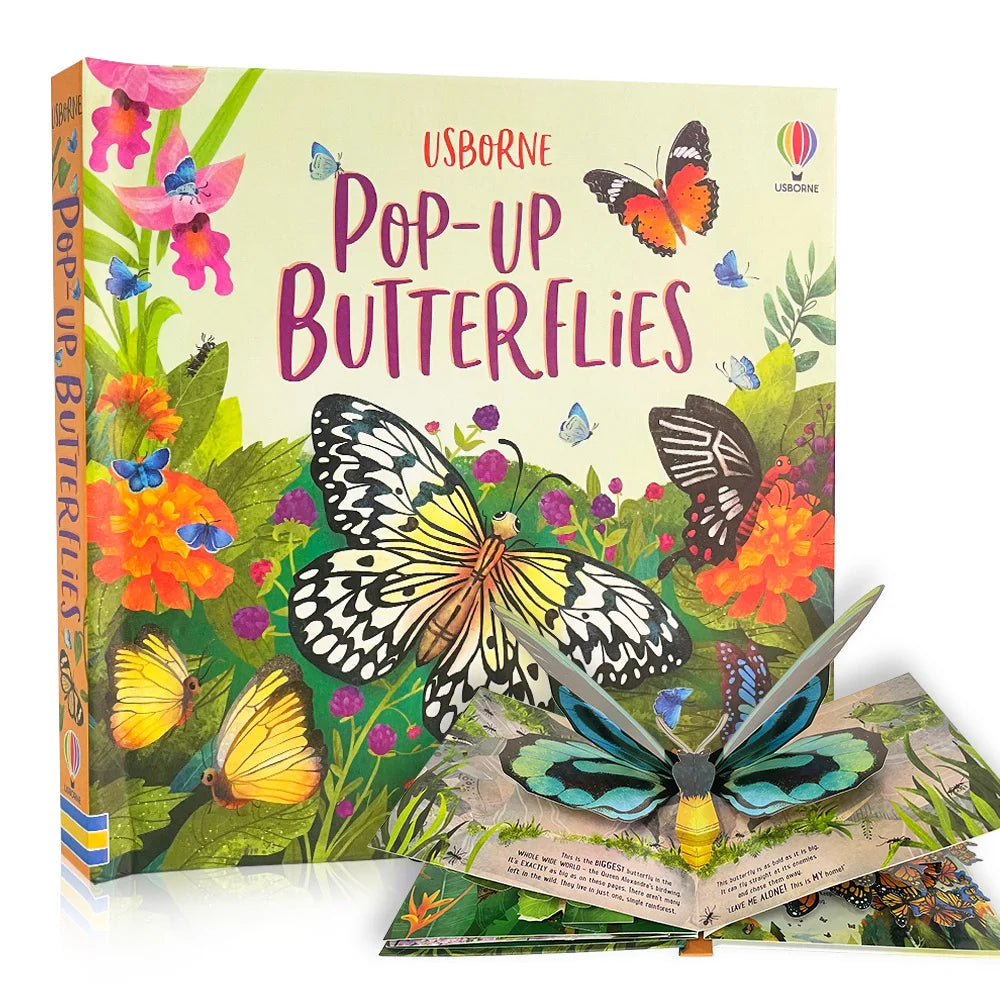 Bedtime 3D Picture Pop-Up Story Coloring Books for Children Learning English