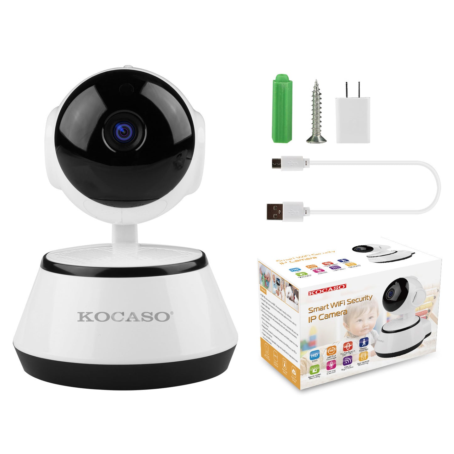 Motion Surveillance & Detection Wifi Camera with Night Vision (360*)