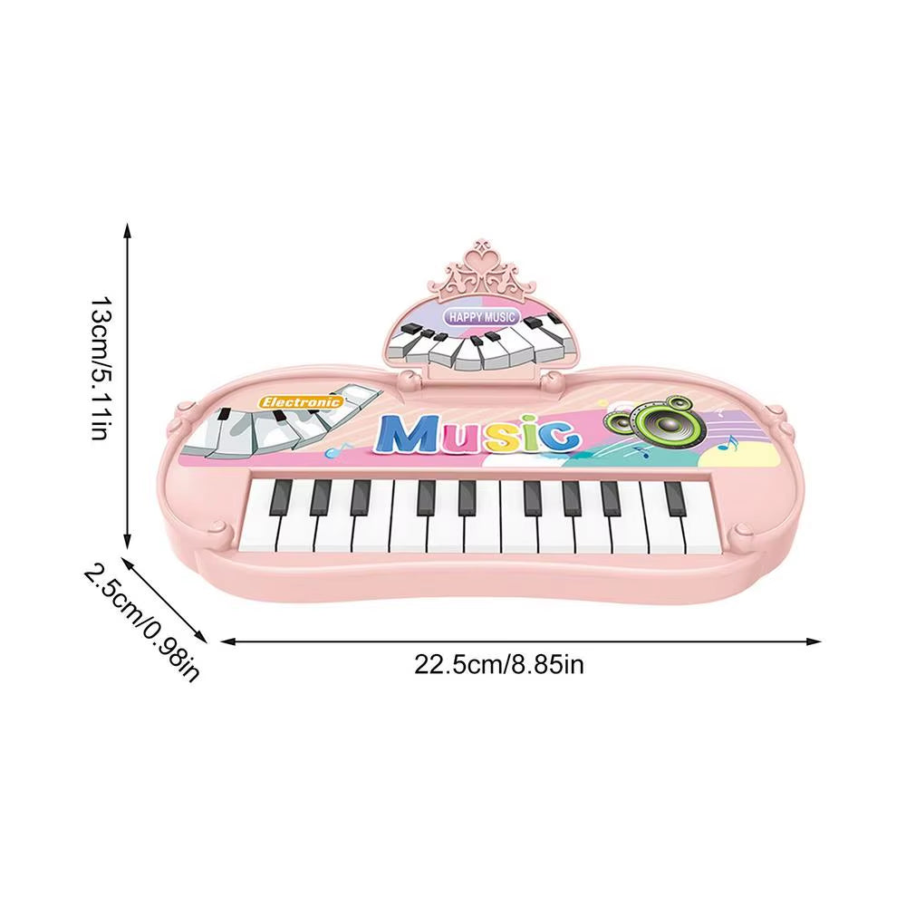 13 Key Portable Music Piano Keyboard Electronic Musical Instrument Toys Multifunctional Kids Learning Toys Birthday Gift