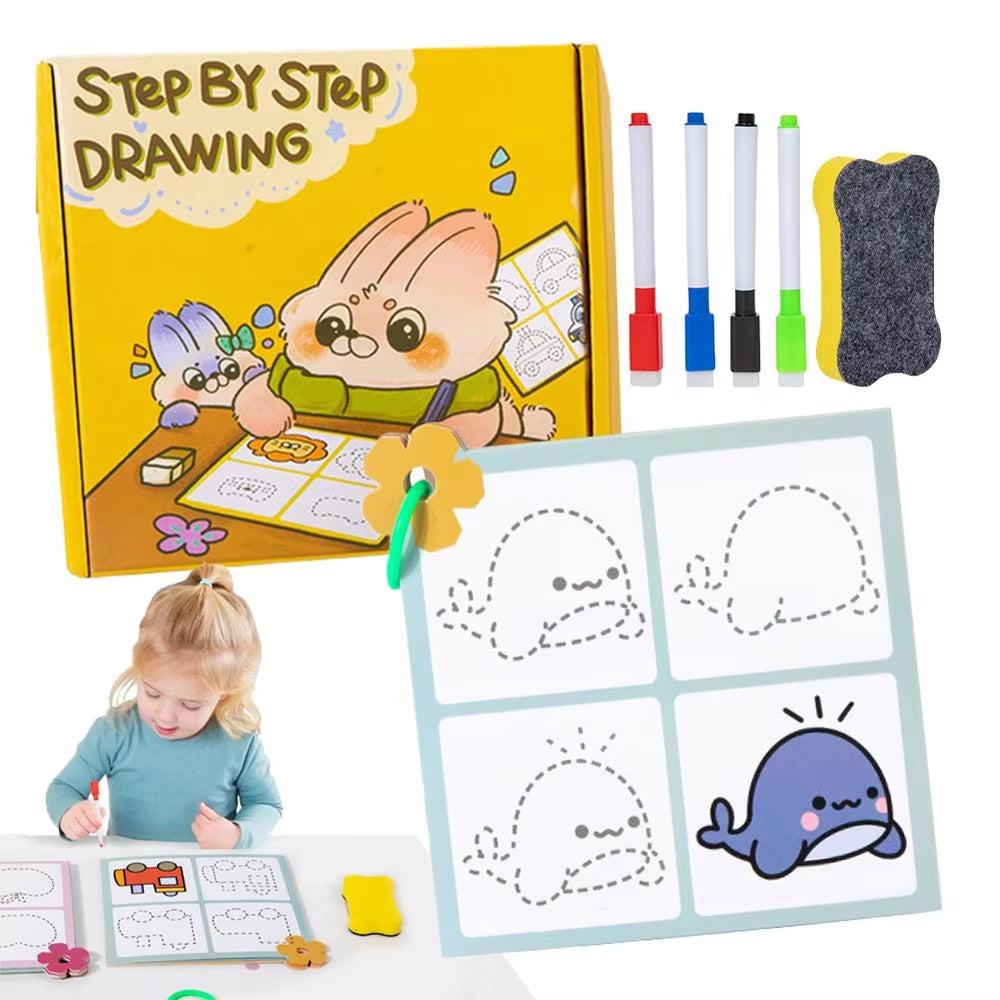 Pen Control Training Book Pen Control Preschool Activity Book Drawing Toys for Kids Ages 3 Training Book Preschool Learning