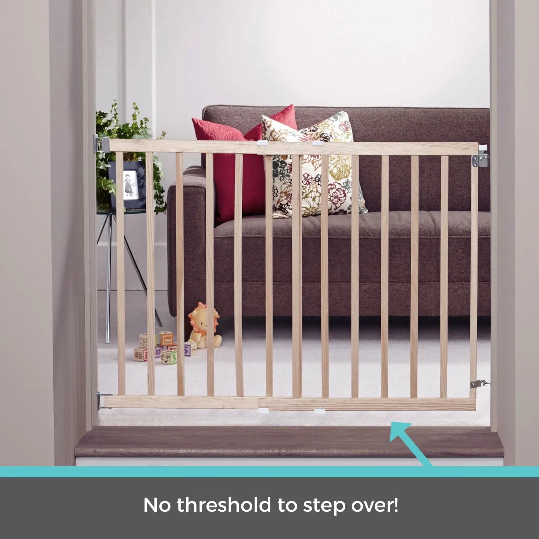 30 In. H X 28-42 In. W Wood Child Safety Gate