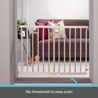 30 In. H X 28-42 In. W Wood Child Safety Gate