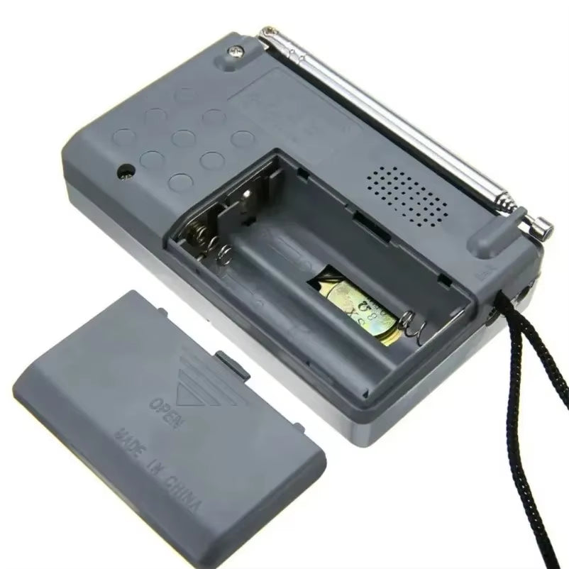 BC-R119 Radio AM FM Battery Operated Portable Radio Best Reception Longest Lasting for Emergency Hurricane Running Walking Home