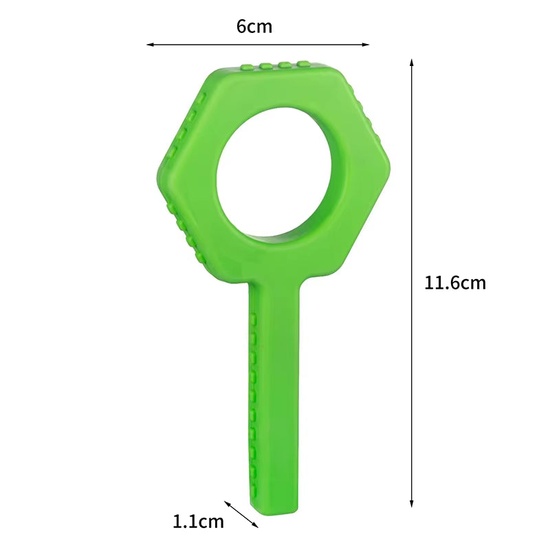 Kid Chewing Tube Speech Help Teeth Massager Children Talk Tools for Autism Sensory Speak Oral Muscle Rehabilitation Training