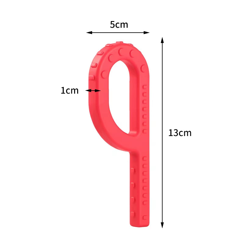 Kid Chewing Tube Speech Help Teeth Massager Children Talk Tools for Autism Sensory Speak Oral Muscle Rehabilitation Training