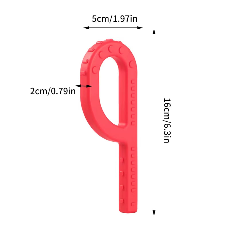 Kid Chewing Tube Speech Help Teeth Massager Children Talk Tools for Autism Sensory Speak Oral Muscle Rehabilitation Training