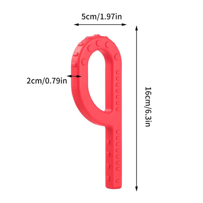 Kid Chewing Tube Speech Help Teeth Massager Children Talk Tools for Autism Sensory Speak Oral Muscle Rehabilitation Training