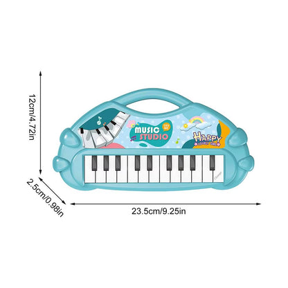 13 Key Portable Music Piano Keyboard Electronic Musical Instrument Toys Multifunctional Kids Learning Toys Birthday Gift