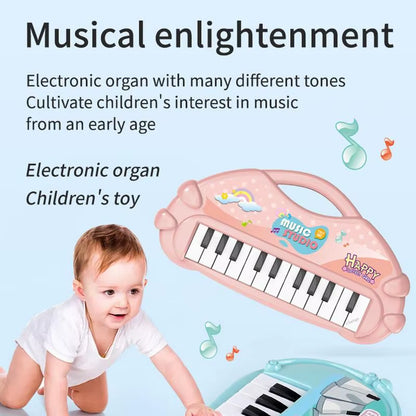 13 Key Portable Music Piano Keyboard Electronic Musical Instrument Toys Multifunctional Kids Learning Toys Birthday Gift
