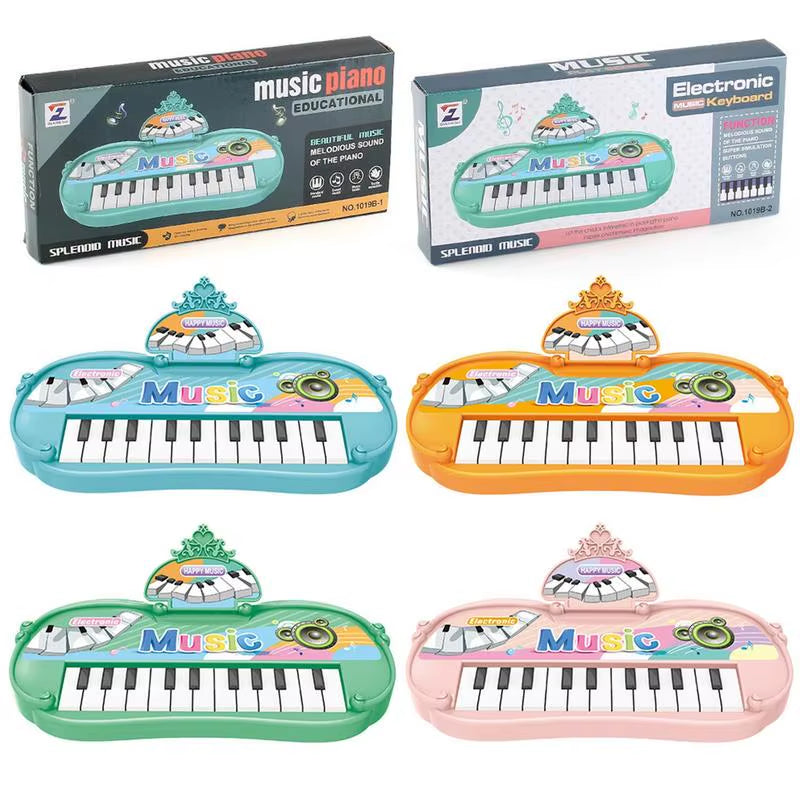 13 Key Portable Music Piano Keyboard Electronic Musical Instrument Toys Multifunctional Kids Learning Toys Birthday Gift