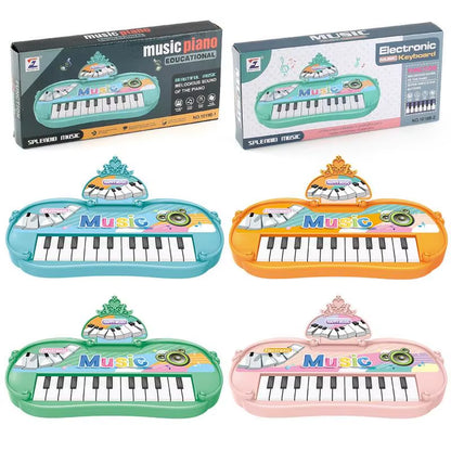 13 Key Portable Music Piano Keyboard Electronic Musical Instrument Toys Multifunctional Kids Learning Toys Birthday Gift
