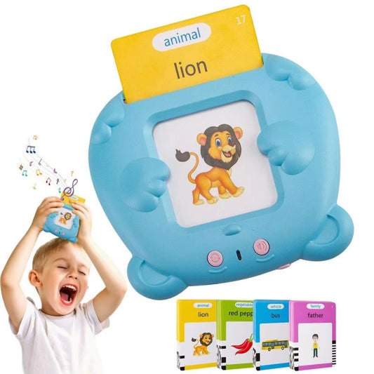 Reading Learning Machine Learning Animals Shape Color Learning Cards Machine with 112 Cards Talking Flash Cards Educational Toys