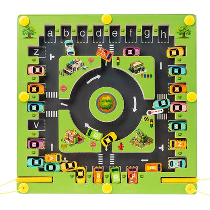 Magnetic Alphabet Maze Board Montessori Fine Motor Skills Educational Toys for Preschool Learning Activities Travel Toys Gifts
