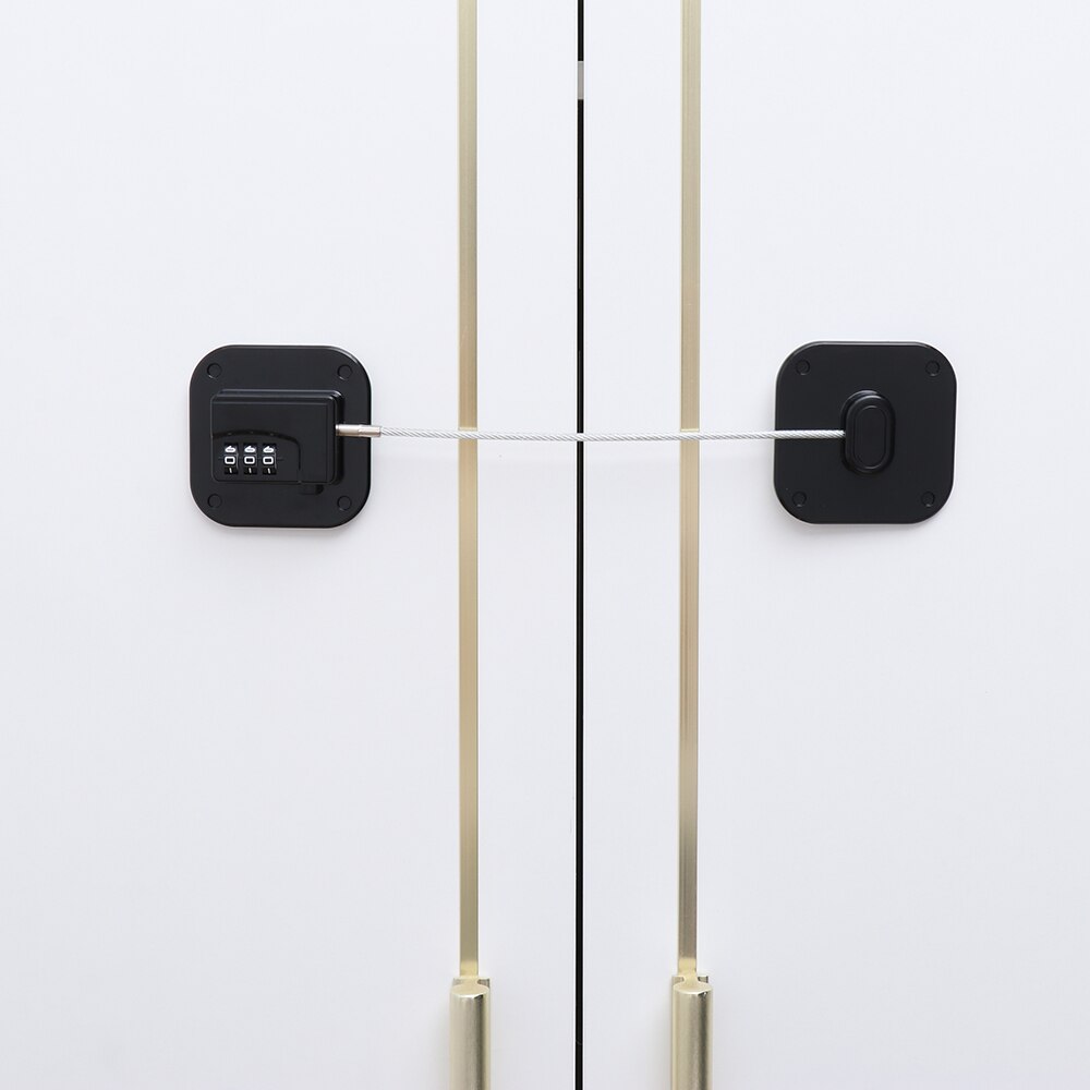 Door/Window/Refrigerator Security Cable Door Lock For Kids