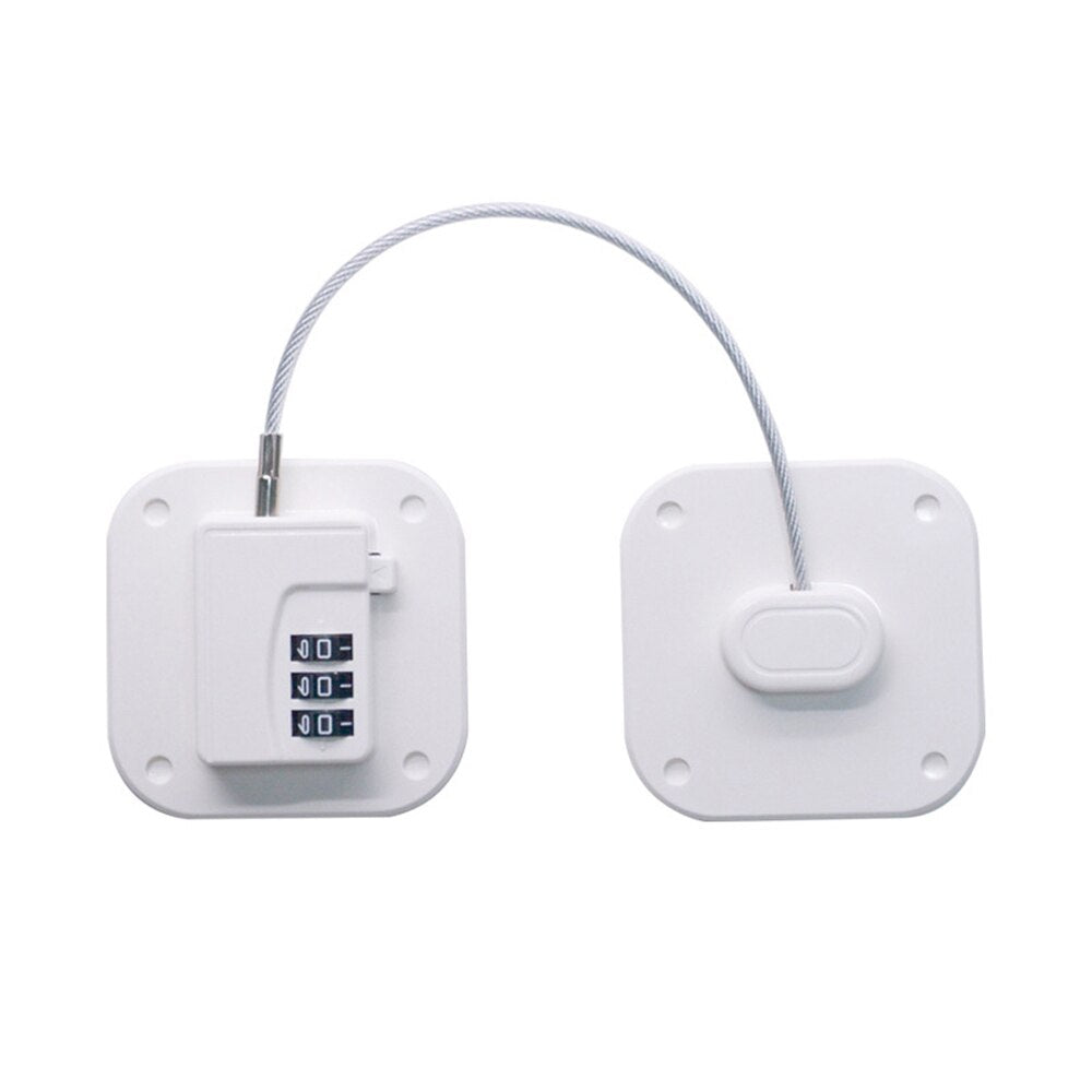 Door/Window/Refrigerator Security Cable Door Lock For Kids
