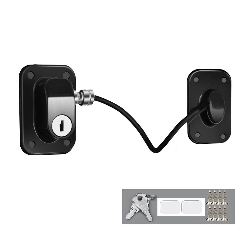 Door/Window/Refrigerator Security Cable Door Lock For Kids
