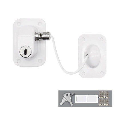 Door/Window/Refrigerator Security Cable Door Lock For Kids