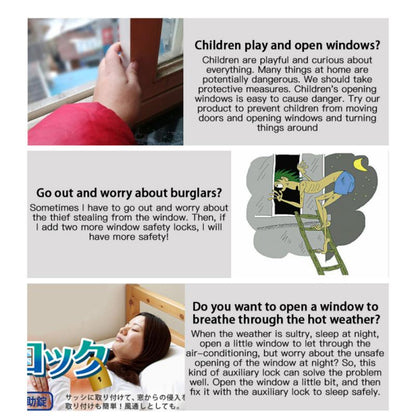Sliding Door/Window Child Anti-theft Safety Lock