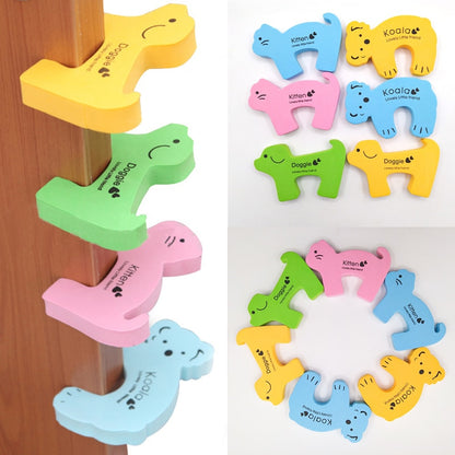 Baby Cartoon Animal Security Door Stoppers(2pcs)