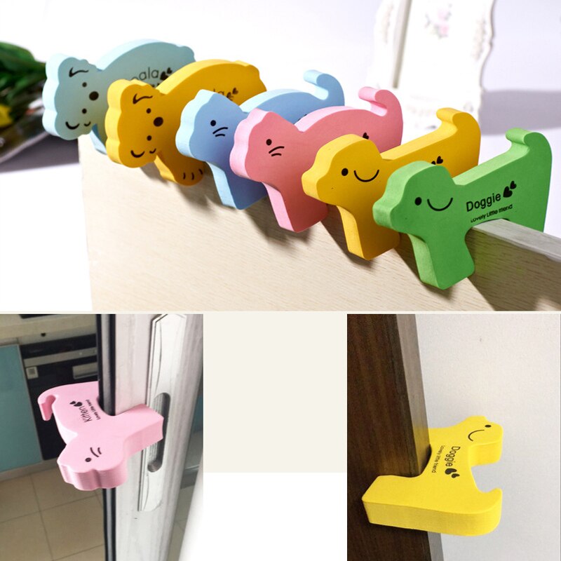 Baby Cartoon Animal Security Door Stoppers(2pcs)
