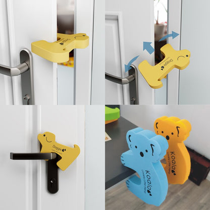 Baby Cartoon Animal Security Door Stoppers(2pcs)