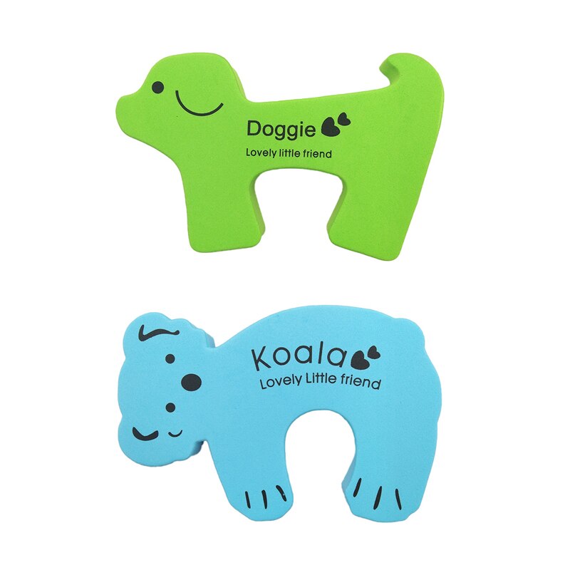 Baby Cartoon Animal Security Door Stoppers(2pcs)