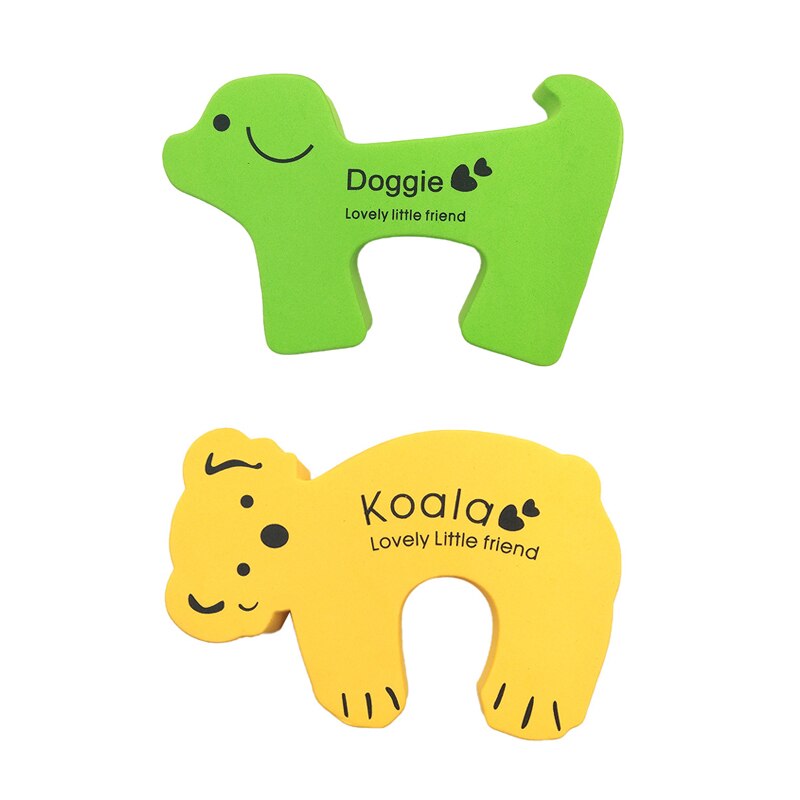 Baby Cartoon Animal Security Door Stoppers(2pcs)
