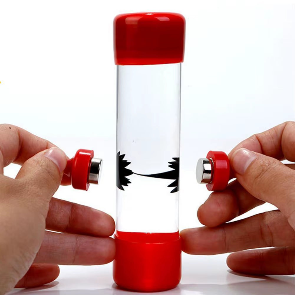 Magnetic Bottle Stress Relief Non-Stick Plastic Sensory Magnetic Bottle Toys Kids Educational Toys for Children Gifts