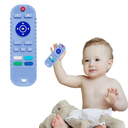 Sucoda Baby Teether Toys Silicone Toddler,Educational Sensory Toy Chew Toys,Tv Remote Control Shape Teething Toys for Babies 6-18 Months Teething Toys Baby Toys 6 to 12 Months