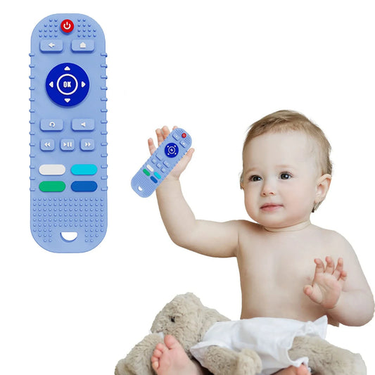 Sucoda Baby Teether Toys Silicone Toddler,Educational Sensory Toy Chew Toys,Tv Remote Control Shape Teething Toys for Babies 6-18 Months Teething Toys Baby Toys 6 to 12 Months