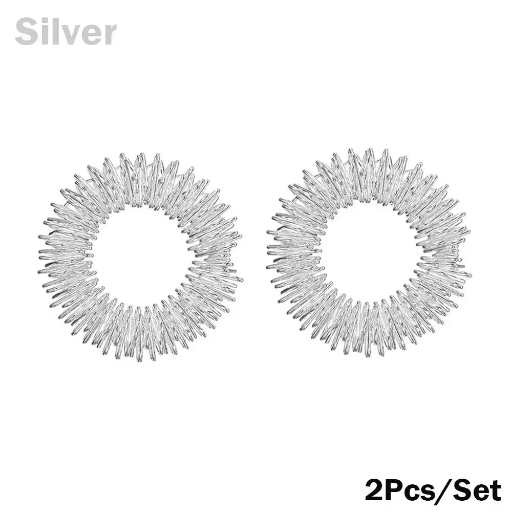 1/2/5/10/20Pcs Spiky Sensory Finger Massage Ring Acupuncture Ring Health Care Body Massager Relax Hand Massage Tool Home Office
