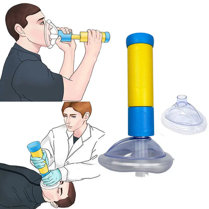 Portable Upgrade First Aid Kit for Kids Adults Choking Emergency Life Saving Suction Vac anti Choke Device