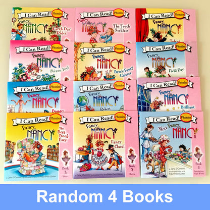 Random 4 Books I Can Read Phonics Little Critters in English Picture Reading Book Children Kids Pocket Story Book Learning Toys
