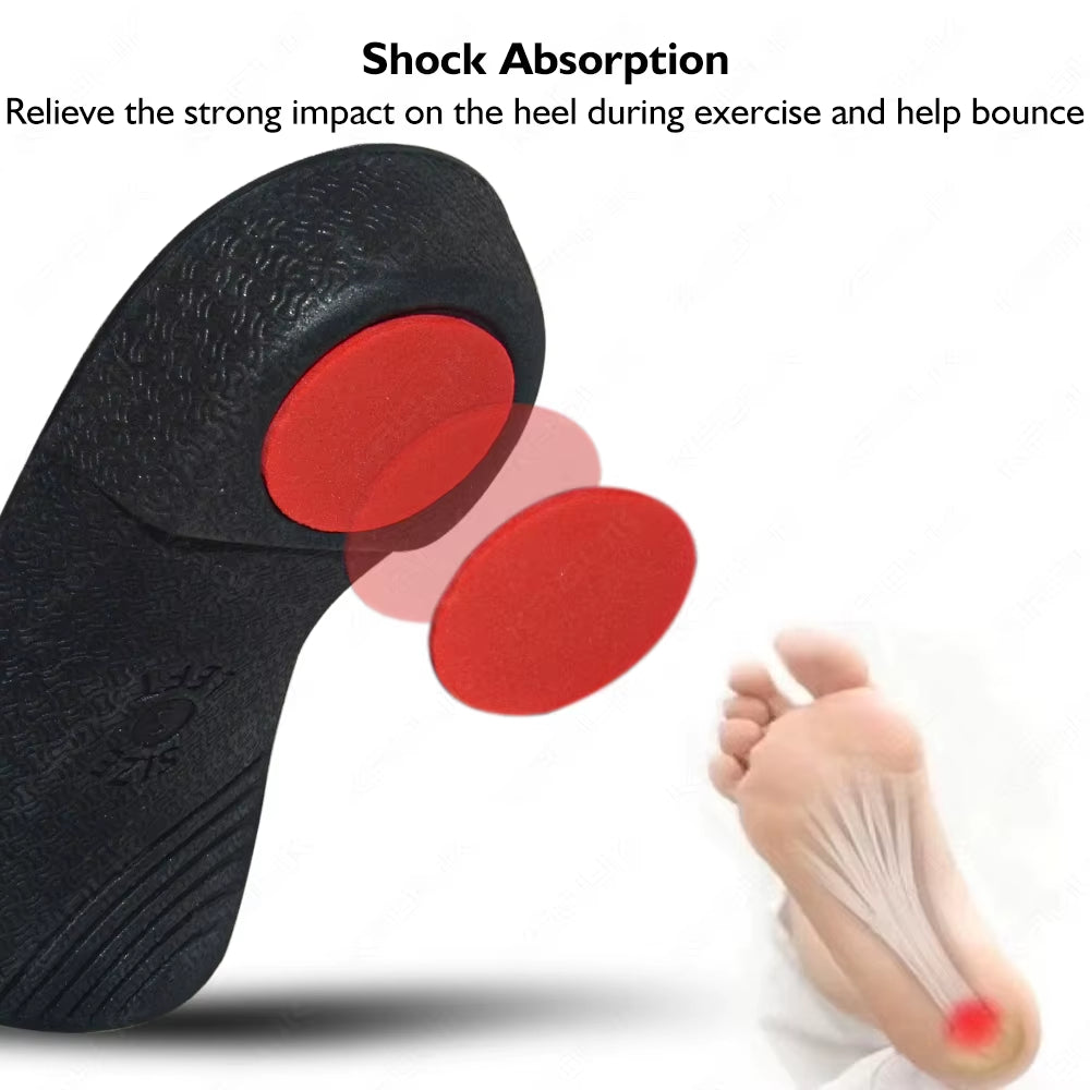 High Arch Supports Shoe Sole EVA Sport Orthopedic Insoles for Men Women Plantar Fasciitis Flat Feet Pain Relief Shoe Cushion Pad