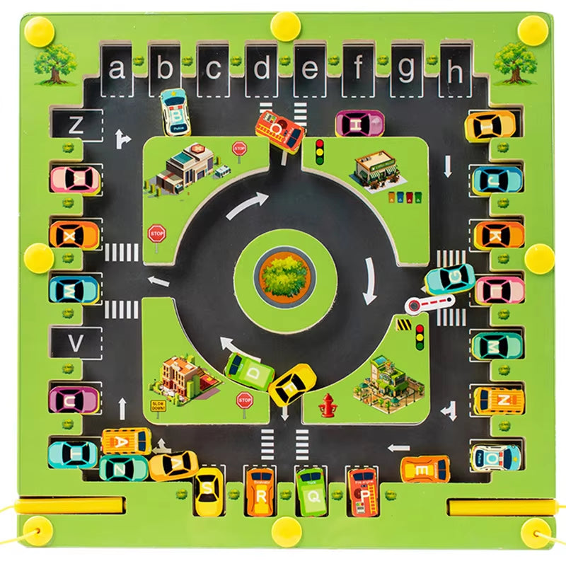 Magnetic Alphabet Maze Board Montessori Fine Motor Skills Educational Toys for Preschool Learning Activities Travel Toys Gifts