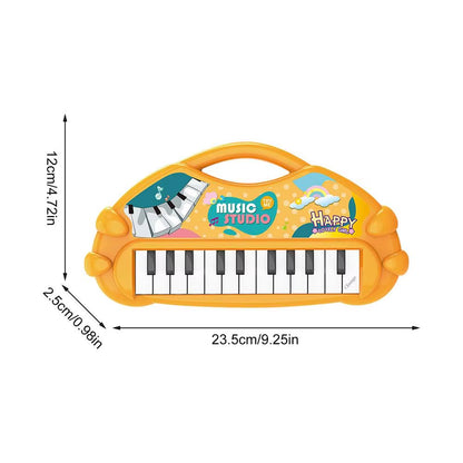 13 Key Portable Music Piano Keyboard Electronic Musical Instrument Toys Multifunctional Kids Learning Toys Birthday Gift
