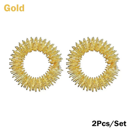 1/2/5/10/20Pcs Spiky Sensory Finger Massage Ring Acupuncture Ring Health Care Body Massager Relax Hand Massage Tool Home Office