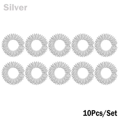 1/2/5/10/20Pcs Spiky Sensory Finger Massage Ring Acupuncture Ring Health Care Body Massager Relax Hand Massage Tool Home Office