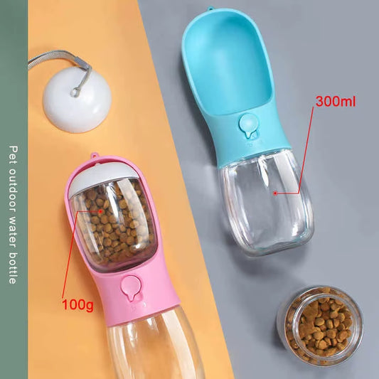 Multifunctional Pet Water and Food Dual-Use Cup for Cats and Dogs Portable Pet Drinking Bottle Supplies