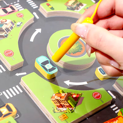 Magnetic Alphabet Maze Board Montessori Fine Motor Skills Educational Toys for Preschool Learning Activities Travel Toys Gifts