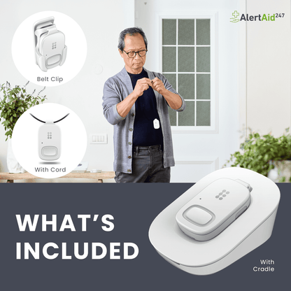 Alert Aid 247 GPS Medical Alert Device with Fall Detection by RMS BRAN