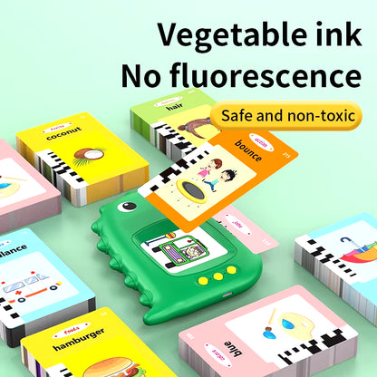 Kids Toddler Talking Flash Cards with 224 Sight Words Montessori Speech Therapy Autism Sensory Toys Learning Educational Gifts