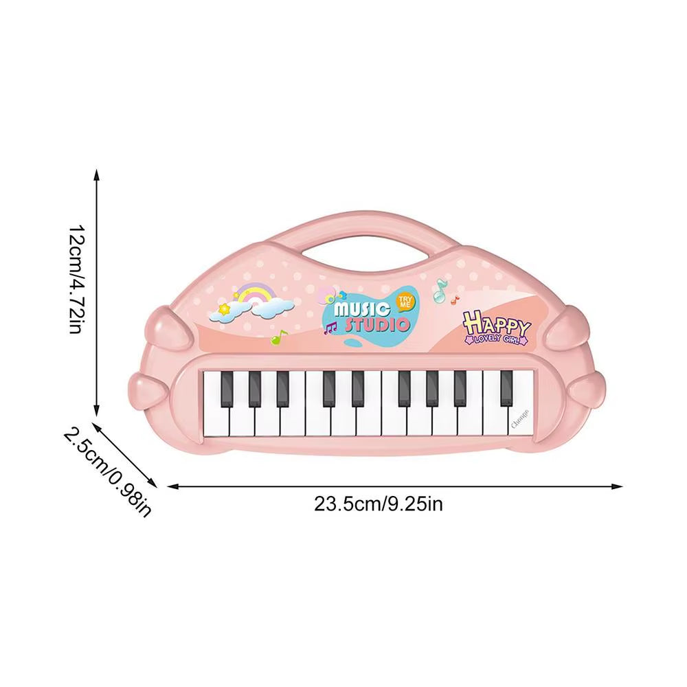 13 Key Portable Music Piano Keyboard Electronic Musical Instrument Toys Multifunctional Kids Learning Toys Birthday Gift