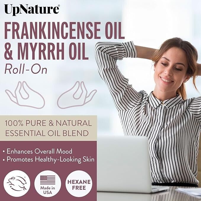 Healing Roll-on with Frankincense and Myrrh for Neuropathy and Pain Re