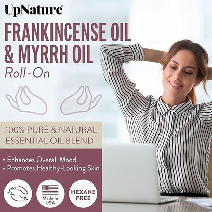 Healing Roll-on with Frankincense and Myrrh for Neuropathy and Pain Re